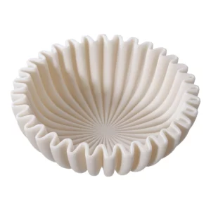 Bol en polyrésine beige