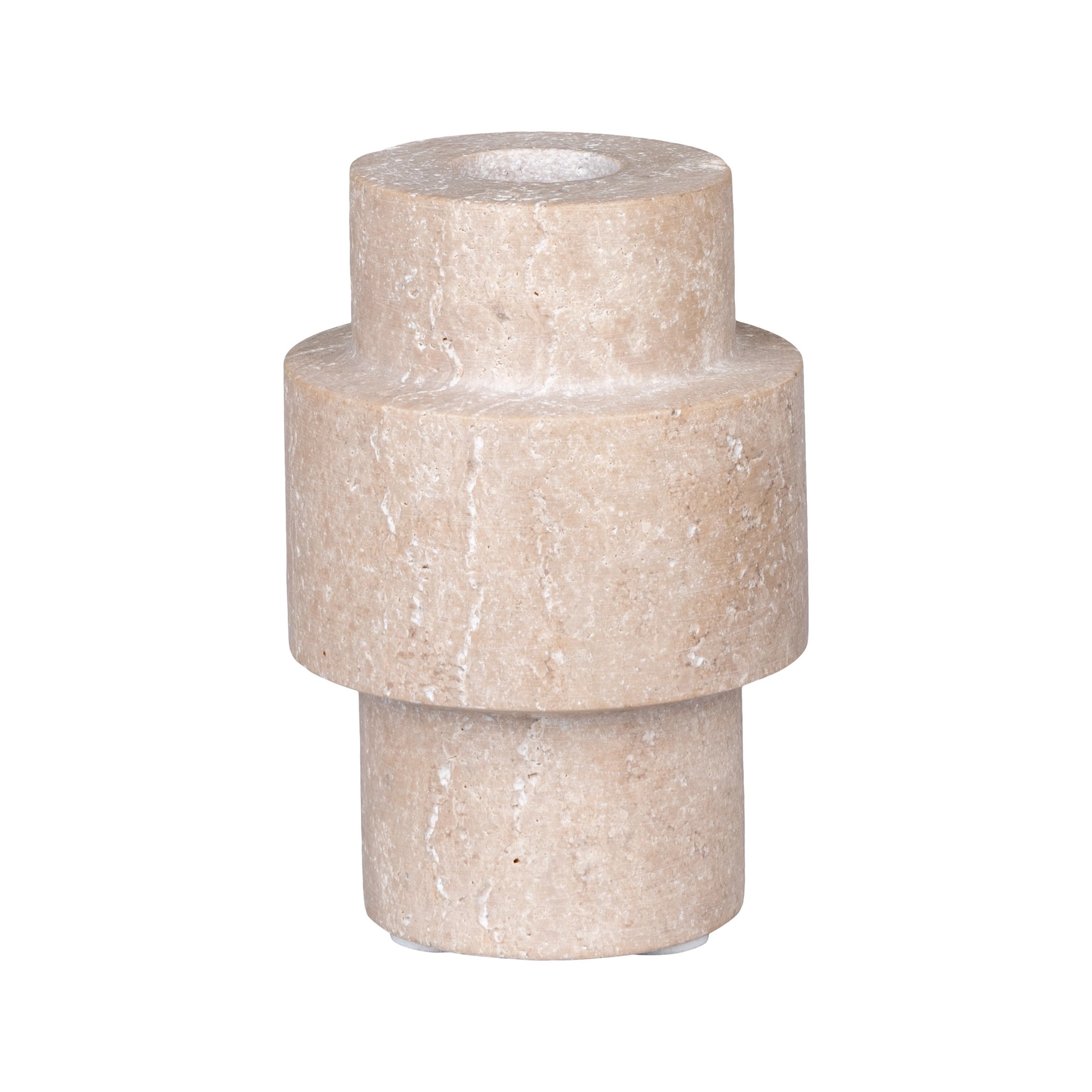 Bougeoir en travertin (Style 2)