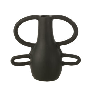 Vase noir 4 poignées