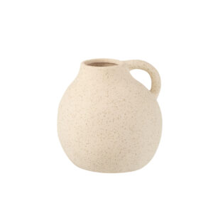 Vase cruche blanc S