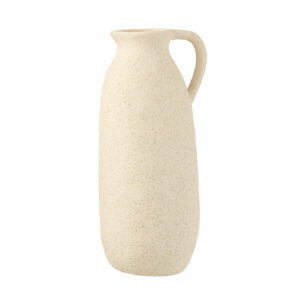 Vase cruche blanc L