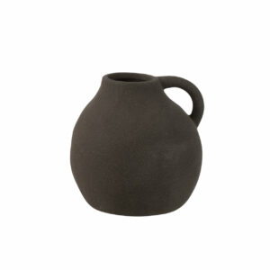 Vase cruche noir S