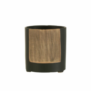 Cache pot Maria noir M