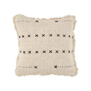 Housse de coussin The French Kiss - Noir naturel
