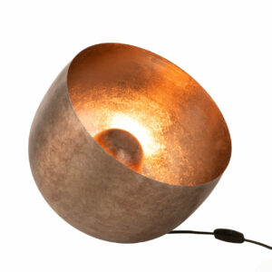 Lampe métal or