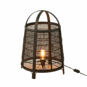 Lampe Rya bambou noir