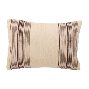 Coussin rectangulaire ligné 2