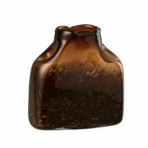 Vase Rectangle marron foncé