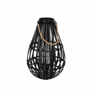 Lanterne bambou noir S