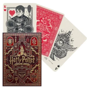 Cartes à jouer premium - Harry Potter, maison Gryffondor