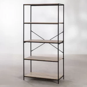 Étagère en bois et métal