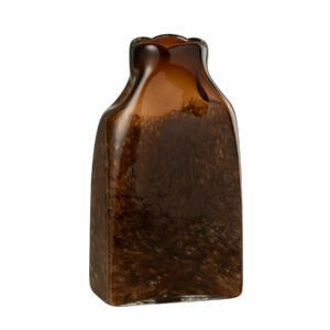 Vase Rectangle marron foncé L