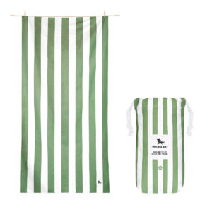 Serviette de plage à séchage rapide - Vert Olive