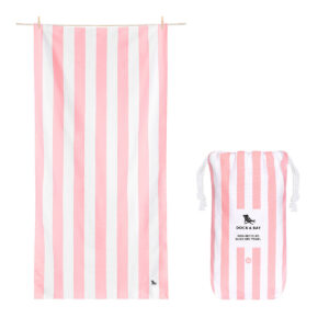 Serviette de plage à séchage rapide - Rose Malibu